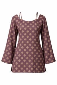 Brown short kurti for Women