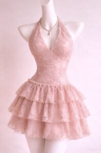 Pink Mini Dress for Women