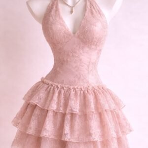 Pink Mini Dress for Women