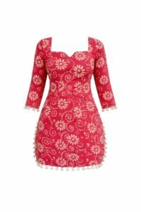 Red Short Kurti for Women