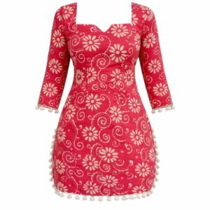 Red short kurti